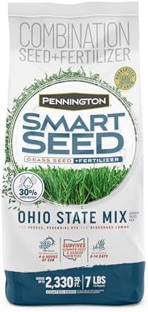 Pennington Smart Seed Ohio State Grass Seeds for Lawn, 7 lb by Pennington