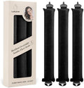 Luckybear Heatless Curls Overnight, Jumbo Curling Flexi Rods, 3PCS Black by Luckybear