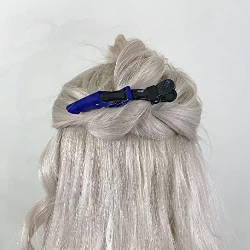 HH&LL Hair Clips for Women Wide Teeth & Double-Hinged Design Alligator Styling Sectioning Clips of Professional Hair Salon Quality - 10 Pack - Image 5