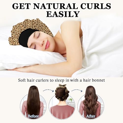 Gwabee Velvet Heatless Curls Overnight Hair Curlers to Sleep In - Image 2