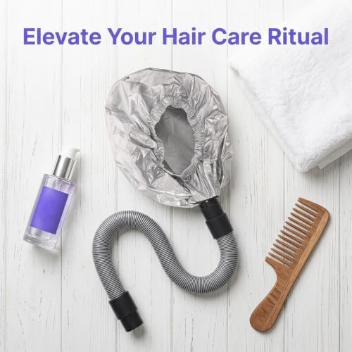 Hair Dryer Attachment Soft Bonnet for Deep Conditioning, Salon - Image 3