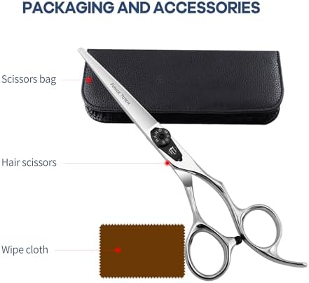 Professional Hair Cutting Scissors, 6.0 inch, Suitable for All Hair Types (Straight) - Image 7
