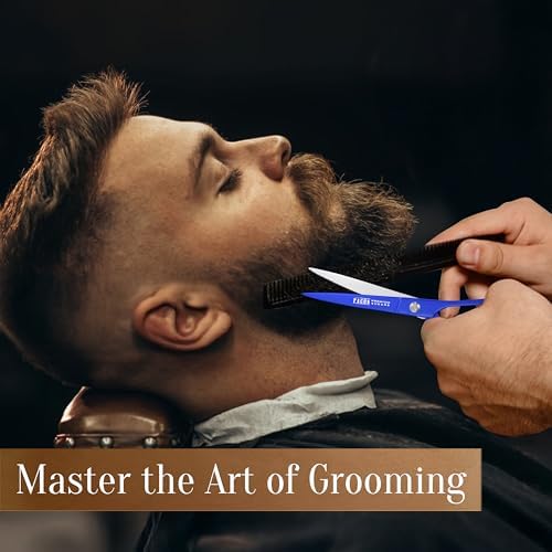Facón Hair Cutting Scissors - Professional Hair Scissors 6.5 Inch Razor Edge Barber Shears Salon Hair Cutting Shears - Japanese Stainless Steel - Precision Cutting Premium Shears for Men, Women & Kids - Image 4