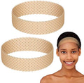WILLBOND 2 Pcs Silicone Wig Grip Band No Slip Elastic, M; Light Brown by Willbond+Technology+Limited
