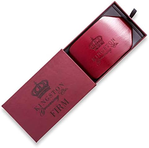 Kingston Grooming Co. Firm 360 Wave Brush for Men- Boar Bristle Palm Brush - Image 2