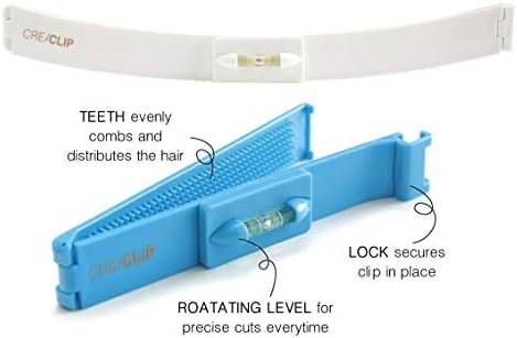 Original CreaClip Set and Scissors Hair Cutting Tool - As seen on Shark Tank - DIY Hair Styling Kit for Layers Bangs Bobs Trims Split Ends Professional Shears Hair Cutting Scissors/Shear - Image 3