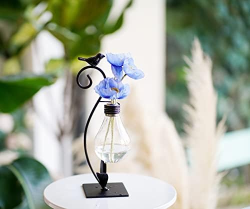 Tabletop Bird Planter Propagation Station, Narrow Mouth Bulb Plastic Vase - Image 2