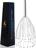 USAGA 36 Fingers Head Massager Scalp Massager Head Scratcher (Silver) by USAGA
