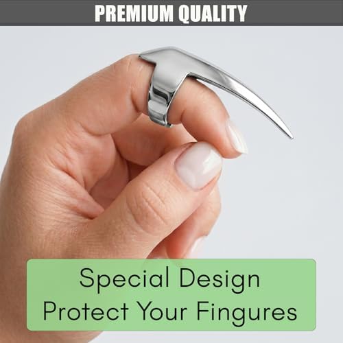 My Hair Tools Hair Parting & Sectioning Ring – Stainless Steel Finger Braiding Pick Tool for Dreadlocks, Wigs, Weaves, Hair Extensions – Quick Install Styling Tool for Salon & Home Use (2pcs Silver) - Image 5