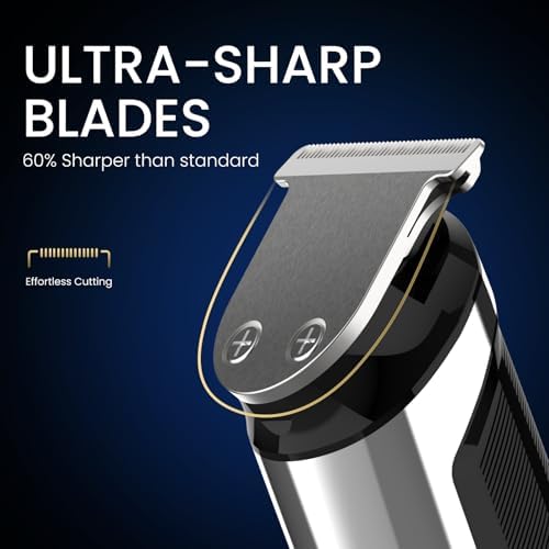 Ufree 3-in-1 Beard Trimmer for Men, IPX6 Waterproof Electric Razor Shaver - Image 3