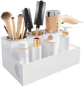 Countertop Hair Tool Organizer White Acrylic Holder for Vanity by PITBVO