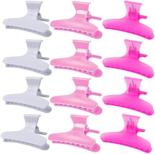 Ondder Hair Clips for Styling - Butterfly Clamps, Claw Clips, Pro Salon Hair Accessories for Women and Girls for Cutting, Coloring, and Hair Styling by Ondder