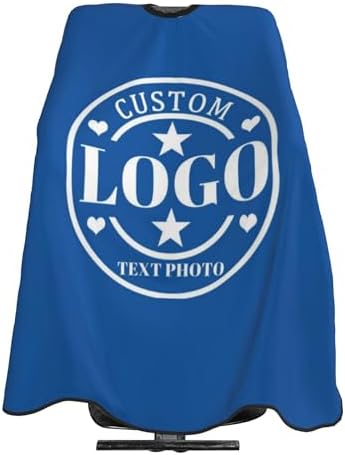 Custom Barber Cape Customized Haircut Capes Logo Text Photo Salon Hairdressing Apron for Home and Barbershop by Custom