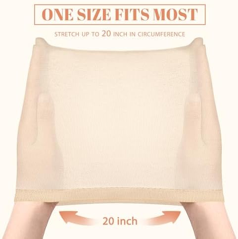 MORGLES 20 Pcs Wig Caps for Women, Stocking Caps for Wigs, Non Slip, Beige - Image 3