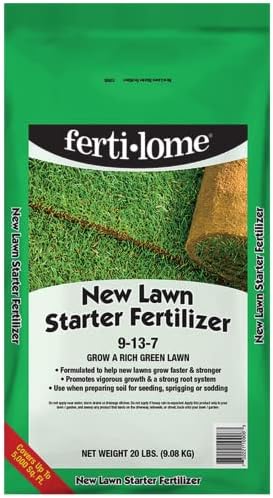 Fertilome (10906) New Lawn Starter Fertilizer 9-13-7, 20 lbs by ferti-lome