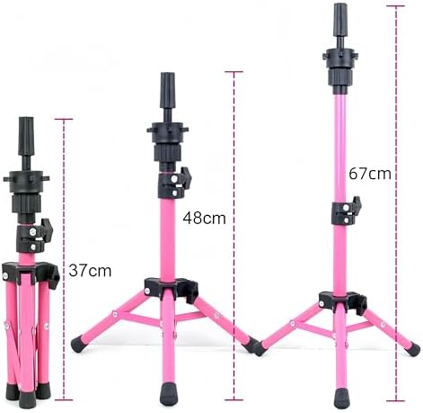 Mannequin Head Tripod Stand, Stand for Wigs Making & Styling and Display - Image 3