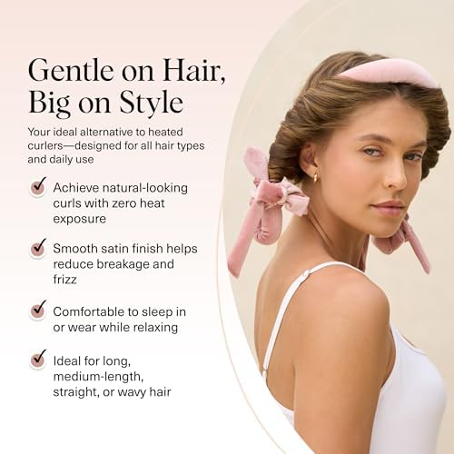 Kitsch Velvet Heatless Curls Overnight Set - Terracotta - Image 3