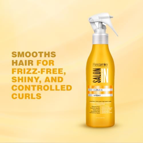 Salon In by Recamier - Curls & Waves Spray | Curl Refresher Spray to Activate Natural Curls | 10.1 fl oz / 300 ml - Image 6