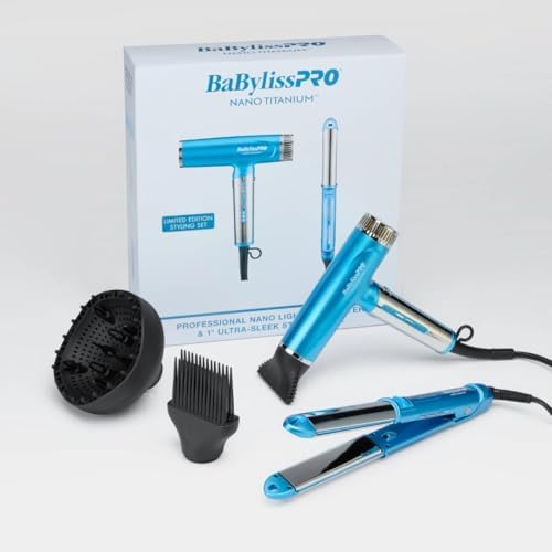 BaBylissPRO Nano Titanium Professional Nano Light Ionic Dual-Voltage Lightweight Hair Dryer by Unknown