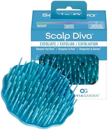 Olivia Garden Scalp Diva Scalp Care Brush - Healthy hair starts with a healthy scalp - Helps with Exfoliating, Cleansing and Massaging - Professional Hair Care Tool for All Lengths - Snag-Free Design by Unknown