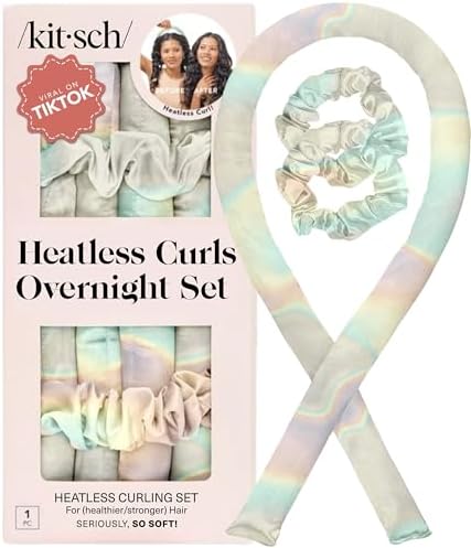 Kitsch Satin Heatless Curls Overnight Set - Aura by Kitsch