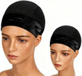 Riemann Silicone Wig Grip Cap,2in1 Wig Cap with Grip (Black2Pcs) by Unknown