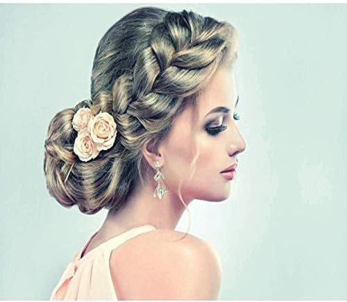 Synthetic Hair Braided Headband Classic Wide Strands Wedding Disorderly Fluffy Braids Wig Band Women Beauty Accessory - Image 6