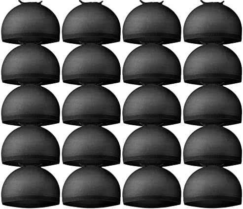 Teenitor 20Pcs Wig Cap,Black Wig Cap for Women Stocking Caps for Men by PERFECTYOURBEAUTY