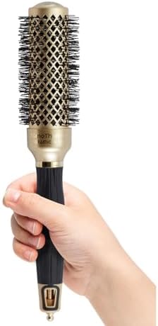 Olivia Garden NanoThermic Ceramic + Ion Round Thermal Hair Brush - Not Electrical - Professional Blowout Brush for Normal to Thick Hair - Image 2