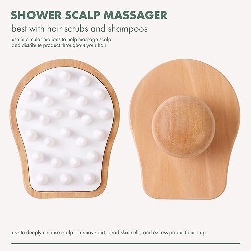 EcoTools Scalp Massager, Silicone Scalp Scrubber, 1 Count - Image 2