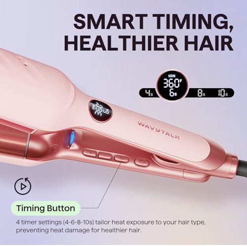Wavytalk Power Wave Hair Crimper, Ionic Hair Waver for Less Heat Damage - Image 6
