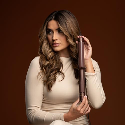 CHI Ceramic Curling Iron & 44 Iron Guard (2 Oz), 1.25", Chocolate - Image 6