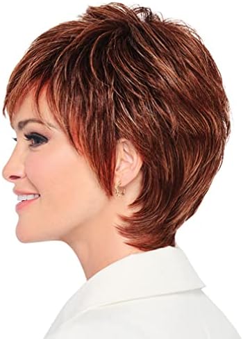 Raquel Welch Fierce And Focused Hand Tied Short Bob Wig by Hairuwear, Average Size Cap, RL33/35 Deepest Ruby - Image 4