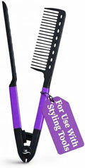 HerStyler Hair Straightening Comb for Flat Iron - Easy Styling & Parting by Herstyler