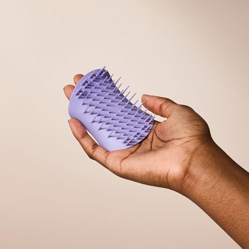 Tangle Teezer Scalp & Shampoo Brush to Exfoliate & Massage, Lavender Purple - Image 5