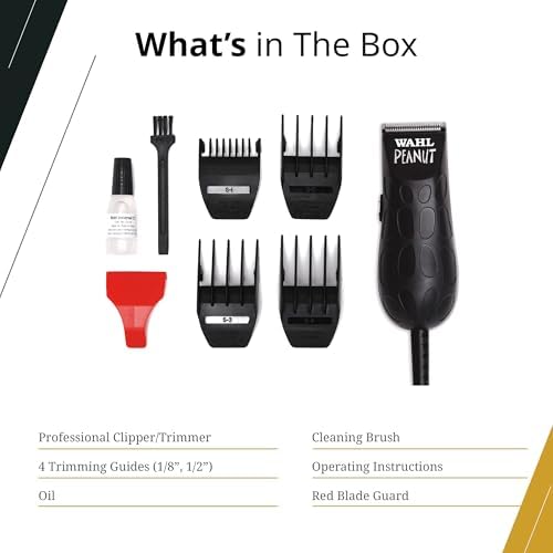 Wahl Professional Black Peanut Trimmer, Corded - Image 6