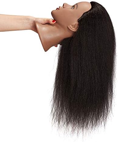 16"-18"100% Real Hair Mannequin Head Training Head Manikin Cosmetology Doll - Image 4