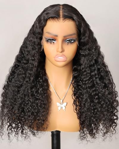 BEEOS 250% Density Curly 13x6 Full Frontal SKINLIKE Real HD Lace Wig, Ultra-fitted Cap Pre-Plucked Bleached Knots Human Hair Wig 24 Inch - Image 2