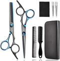 Hair Scissors Thinning Shears Set, Fcysy Professional Hair Cutting Scissor Kit Texturizing Shears Set, Barber Scissors Kit with Hairdresser Haircut Layering Shears by Fcysy