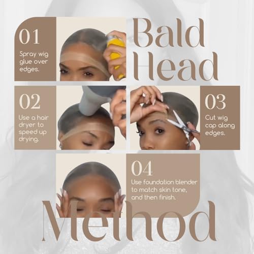 Dreamlover HD Wig Caps for Women, Seamless Wig Base, Beige, 12 Pieces - Image 6
