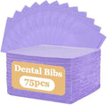MAQIHAN 75pcs Dental Bibs Disposable - Purple Dentist Bib for Nail, Tattoo by MaqiIhanCustomOfficial