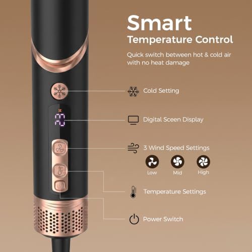 8-in-1 Hot Air Styler & Blow Dryer Brush, Ionic Auto-Wrap Curler for Volume - Image 6