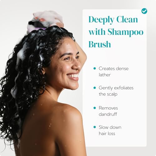 HEETA 2-Pack Large Scalp Massager Scrubber Shampoo Brush for Hair Growth - Image 3
