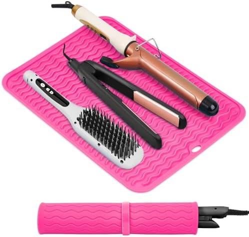 Suafrnut Oversize Silicone Heat Resistant Mat for Hair Tools(14.2" x 11") by Suafrnut