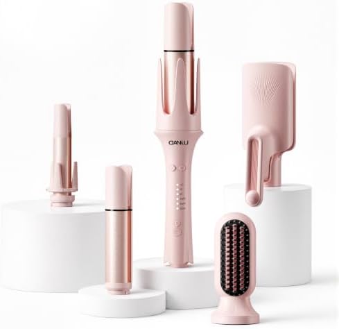 DANJU 5 in 1 Automatic Curling Iron Set with 5 Interchangeable Styling Tool by DANJUPersonalCare