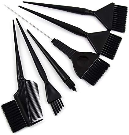 Hair Dye Brush Set of 6 - Hair Tint Brushes for Coloring - Hair Color Kit - Image 3