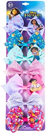 Disney Encanto Hair Bow Clips Bundle - 4 Inch Alligator Clips with Different Images, Ages 3+ by LUVHERKIDS