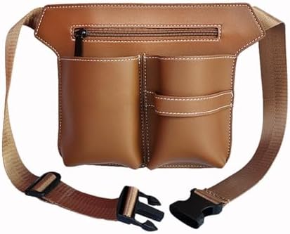 Scissor Bag,Barber PU Leather Waist Pouch,Professional Hairdressing Tools Storage Holster with Waist Belt,Hairstylist Waist Belt,Professional Hairdressing Tools Storage Holster by CRSUSUKJ