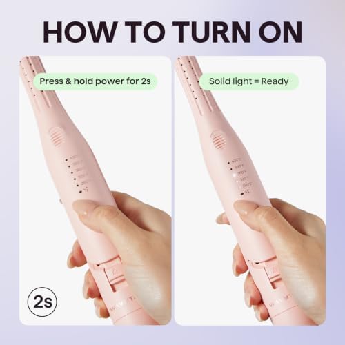 Wavytalk Cool Curl Pencil 0.65" Airflow Curling Iron for Short Hair & Pixie - Image 4