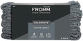 Fromm ColorSafe 100% Cotton Bleach Proof Salon Hair Towels for Hairstylists, Barbers, Spa, Gym in Grey, 16" by 29", 6 Count Absorbent Stain Resistant Towels for Drying Curly, Long, Wavy Hair by Fromm